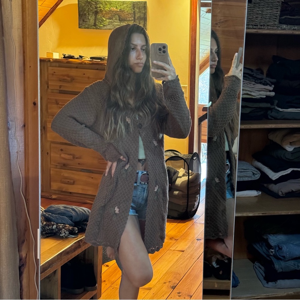 Knitted cardigan by April Cornell